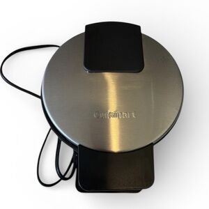 Cuisinart Round Waffle Maker Adjustable Browning Tested Working